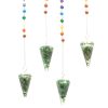 Orgonite Power Chakra Pendulum - Green Aventurine - Image 2