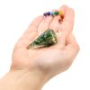 Orgonite Power Chakra Pendulum - Green Aventurine - Image 3