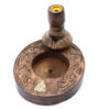 Sm Mango Wood Backflow Burner - Brass Buddha - Image 2