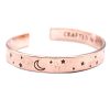 Inspiration Bracelet - Copper Snrise, Galaxy, Stars, Earth - Image 3