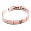 Inspiration Bracelet - Copper Snrise, Galaxy, Stars, Earth - Image 4