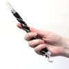 Twisted Healing Wand - Silver Amethyst Sphere - Image 3