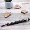 Twisted Healing Wand - Silver Amethyst Sphere - Image 4