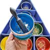 Chakra Pyramid Singing Bowl Gift Set - Image 3