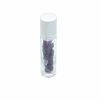 Gemstone Essential Oil Roller Bottle - Amethyst  - Silver Cap + Gemstone Roller Tip for 5ml Bottle - Amethyst - Image 3