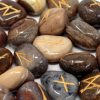 Runes Stone Set in Pouch - Fancy Jasper - Image 2