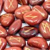 Runes Stone Set in Pouch - Red Jasper - Image 2