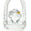 Crystal Basket of Flowers Design A - Small - Image 3
