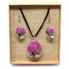 Pressed Flowers - Tree of Life set - Bright Pink - Image 2